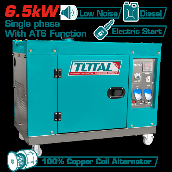 TOTAL GROUPE A/B 6500W DIE/SILEN TP265001